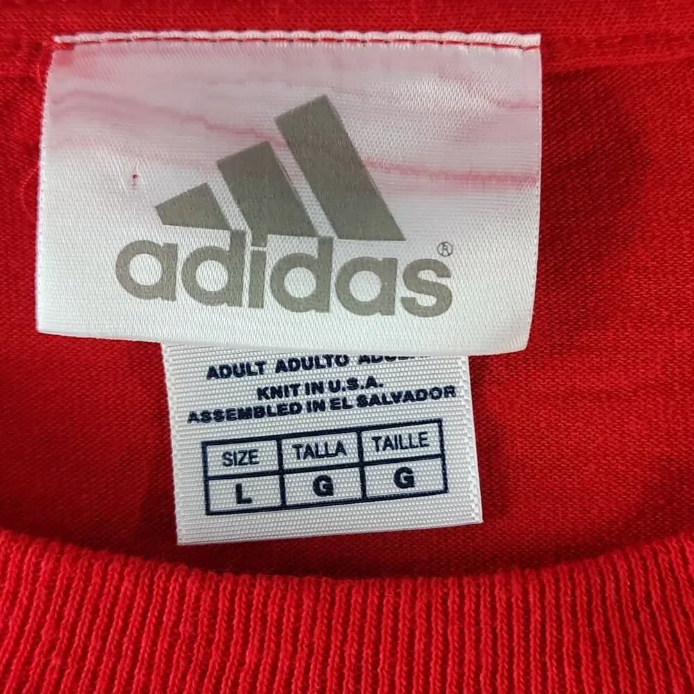 Vintage Adidas 2006 World Series Shirt Long Sleeve St Louis Cardinals vs Tigers